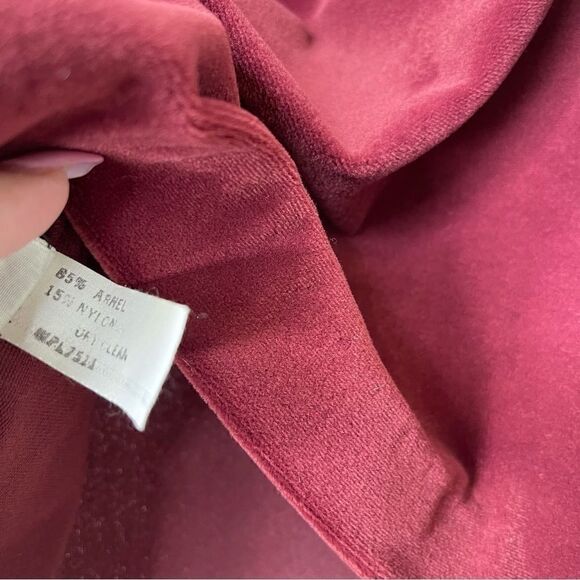 Yves Saint Laurent Vintage Velvet Off the Shoulder Ruffle Top - Picture 4 of 5